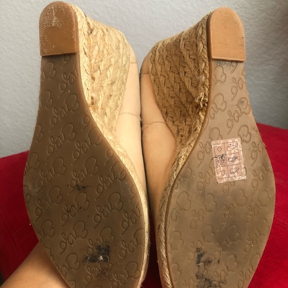 Enzo Nude wedges - Picture 2 of 3